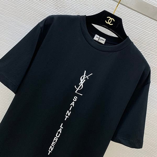 高品質サンローラン シグネチャーロゴ Ｔシャツ パチモン Sah30503